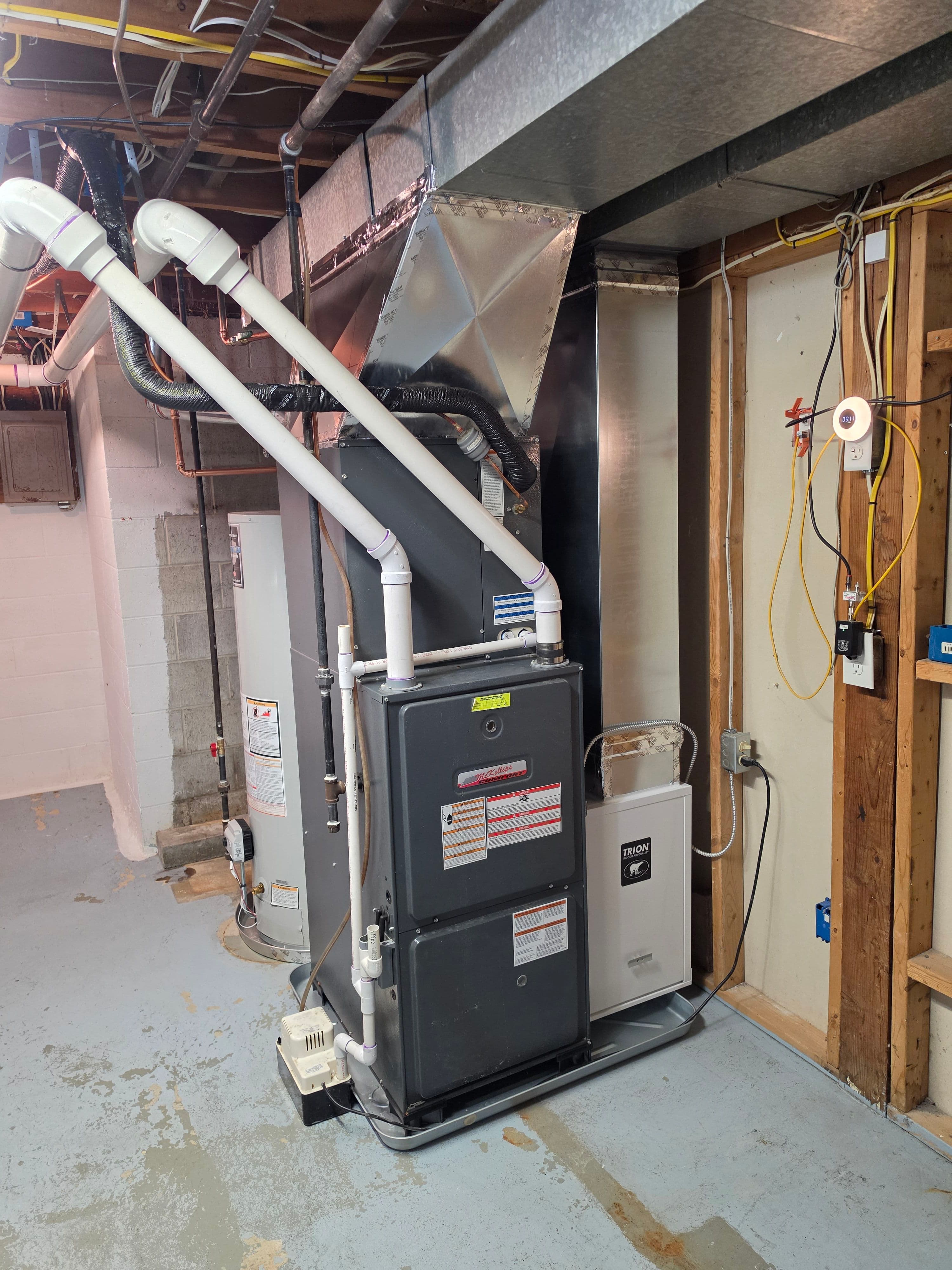 Project Furnace Relocation to Make Room for Basement Waterproofing image