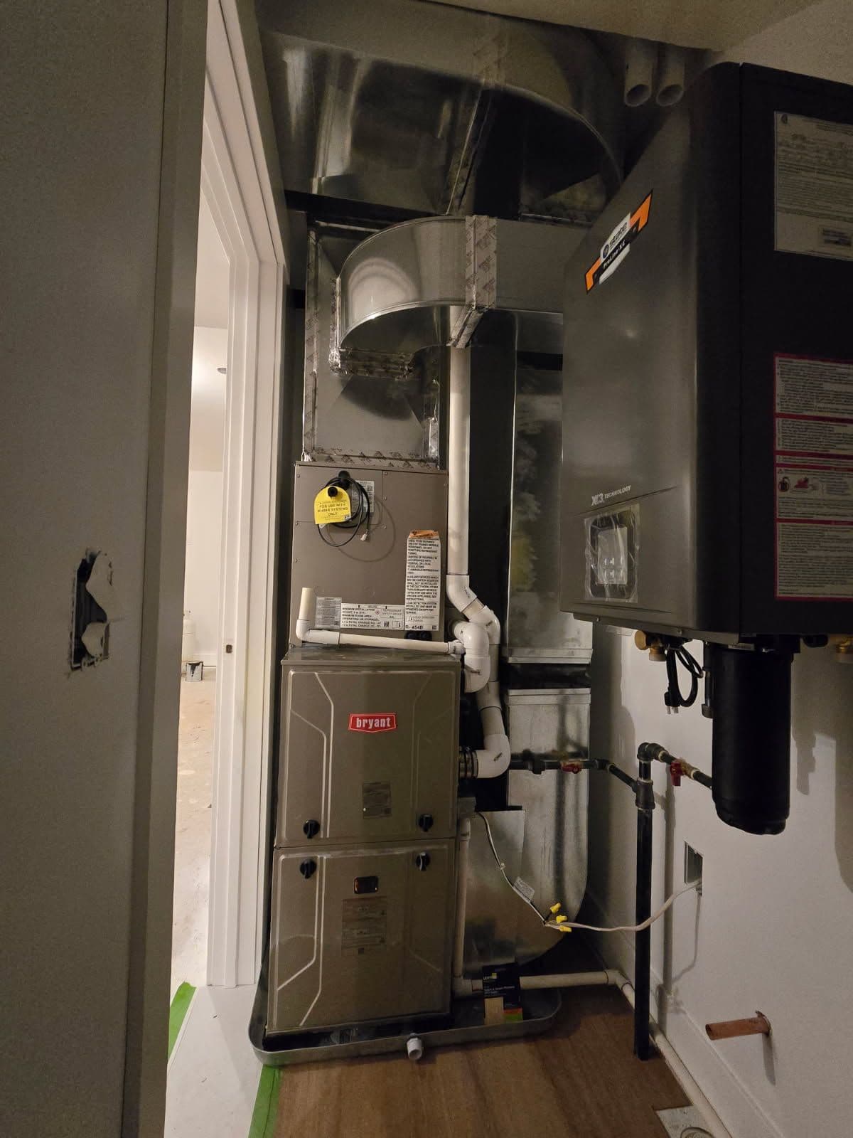 Project Bryant Furnace and Tankless Water Heater Installation image